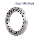 Heavy Duty Cross Roller Bearing Xsu80168 Dimensional Specs 130X205X25Point4Millimeters shown from the side, engineered for CNC rotary turntables.