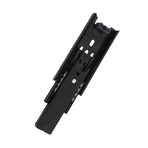 Soft Close 4 Inch Drawer Slides Steel Guide Rails Zinc Plated 2 Pack For Kitchen Cabinets And Wardrobes in black
