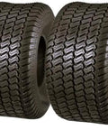 Two New 20x8.00-8 6Ply Turf Trac Pattern Lawn Mower Tires Tubeless for Garden Tractors Riding Mowers Built To Rip Through Turf With Beefed Up Traction