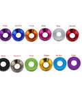 Heavy Duty Aluminum Fender Washers Set Five Pieces Color Aluminum Alloy Cup Head and Cylindrical Head Hardware With Hex Socket Screws and Gaskets