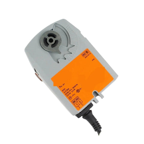 Heavy Duty 24 Volt Rotary Actuator For Ball Valves With Strong Two Point Five Nm Torque Plug And Play Electric Controller top view.