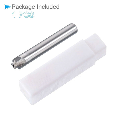CoCud HSS-AL corner rounding end mill cutter, 2-flute, 2 mm radius, with white plastic storage case.