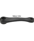 Lightweight 140mm Aluminum Diamond Hole Bike Crank Arm For Mid Drive EBikes Beefy Torque Durable Mountain Bike Crankset Replacement Part Easy Install Today, 140mm black aluminum crank arm