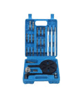 Bearing Puller Set With Curved Hook And Red Steel Collet For Automotive Repair Pro Grade Heavy Duty Inner Bearing Removal Tool Kit