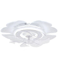 Ceiling Fan with Light 18.5 inch Flush Mount with Handheld Controller for, featuring a modern design with translucent blades.