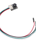 Thermal Imaging Camera MLX90640-D110 32x24 IR Array With I2C Interface showing front view with connecting wires
