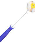 Badass Paint Roller Brush Crafted For Weekend Crews Chasing Tight Wall Coverage With Precision Edge Trimming And Rock Solid Latex Or Oil Base Job Finishing, featuring a blue handle and textured roller.