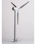 Knockout Educational Wind Turbine Model Kit Features No Fuss Snap Together Diy Build With Mini Worker Figures 21.7 Inch Tower Angle View