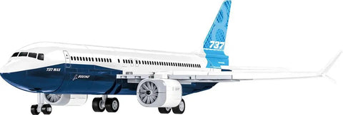Boeing 737-8 Plane Building Kit With 340 High Quality Elements, Dope Moving Parts, Pilot And Passenger Figures, EU Made