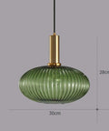 Industrial Vintage Glass Pendant Lighting With Brass Finish For A Dope Modern Retro Look Green Glass Shade 11.8 Inch Wide
