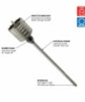 Beefy SDS Max Rotary Hammer Core Bit 4 In By 12 In With Wave Design For Faster Drilling Carbide Centering Tip Asymmetrical Teeth