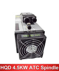 Heavy Duty Automatic Tool Change Air Cooled Spindle Motor 4500W ATC 24000RPM ISO30 Taper front view with cooling fan