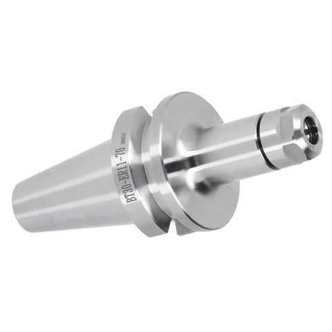 BT30 ER11 Tool Holder 0.005mm Precision Milling Arbor with aluminum body for CNC machining, showing high hardness steel construction.