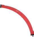 Heavy Duty Aluminum Alloy Router Jig For R250 Radius Rounded Edges With High Contrast Scales showing a red curved cutting guide.