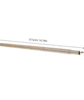 Automatic Door Closer Spring Set For Drawers And Doors, Silent Self-Closing Hardware, Metal Compact Bent Tube With Hook, 37.5 cm