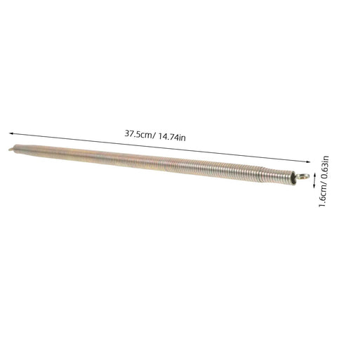 Automatic Door Closer Spring Set For Drawers And Doors, Silent Self-Closing Hardware, Metal Compact Bent Tube With Hook, 37.5 cm