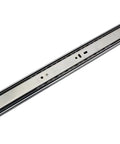 DuriSlide 4500 Medium Duty Ball Bearing Drawer Slide, 22 Inch, front view showing steel construction and hole pattern