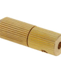 Top Tier Brass Drill Chuck Collet Bits Set With 3.17 Mm Shafts And Wide 0.5-3 Mm Range For Dremel Rotary Tools Heat Treated Copper Build Delivers Rock Steady Performance Every Time Sweet Eight Piece Kit, close-up of brass collet.