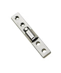 Constant Torque Position Control Hinge 10x57mm Concealed Damping Hinge With Rotary Shaft, silver, for cabinets, doors, gates.