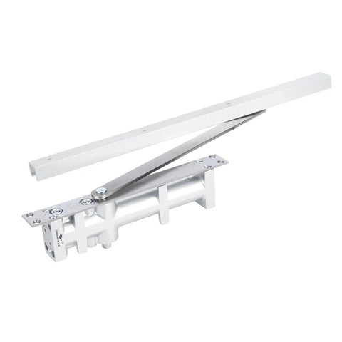 Heavy Duty Aluminum Concealed Hydraulic Door Closer for 80kg Doors with Two Stage Speed Control, positioning or non positioning