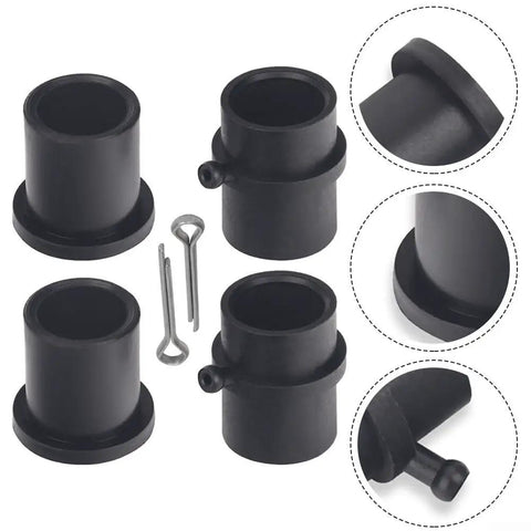 Flange Wheel Bushing Bearing Kit For Lawn Mower Repair Replaces 741-0990B set with detailed close-ups