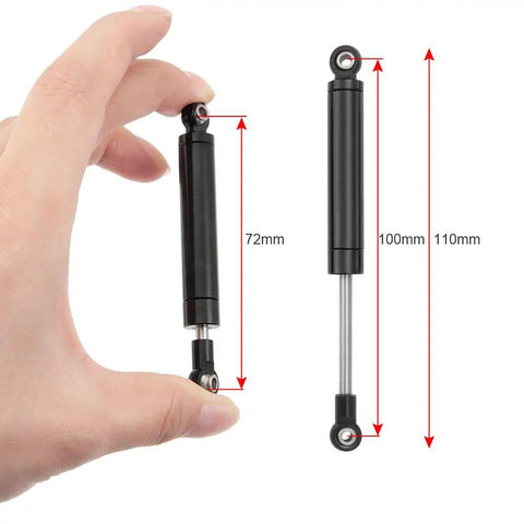 4-Pack 100mm Aluminum RC Shock Absorbers Dampers For 1/10 RC Crawlers TRX4 SCX10 D90 D110 HPI HSP Upgrade Parts
