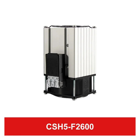 Heavy Duty PTC Cabinet Air Conditioner And Heater Top Notch Aluminum Enclosure With Smart Thermostatic Fan For Six Hundred Watt Cooling.