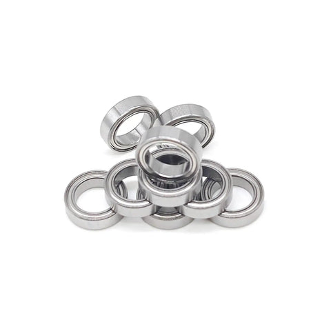 Premium Abec 7 Steel Ball Bearings For Rc Cars 10 Pack 15 X 4 Millimeter Rubber Sealed Greased Units Delivering Slick High Speed Rolling And Killer Track Performance