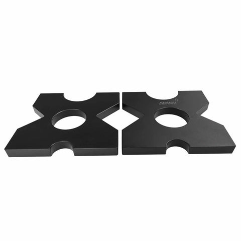 Heavy Duty H Frame Arbor Set With Zero Flex Steel Shop Press Bed Plates And Parallel Squares And One X Ten X Ten Inch Precision Workhorse For Top Shelf Shop Projects And Hard Core Rigs