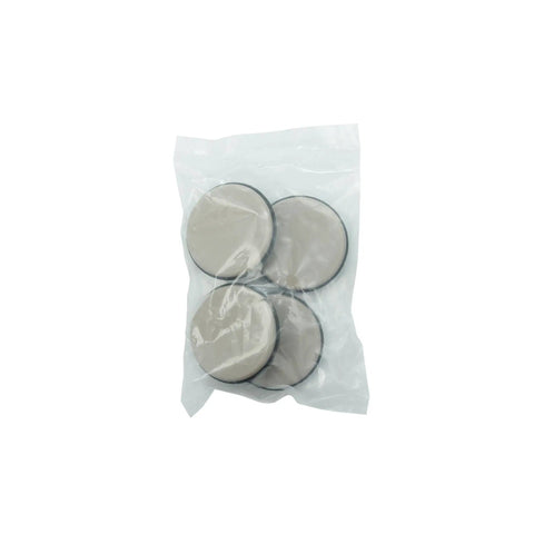 1-3/4 Inch Round Slide Glide Furniture Cups Reusable Black 4 Pack For Sofas Tables Beds And Dressers, Easy To Slide, Floor Safe