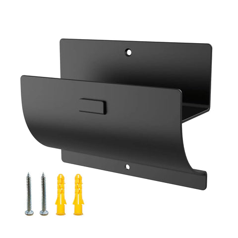 Heavy-Duty Wall Mount Ladder Hooks For Storage And Wheelbarrow Hangers For Garage Walls, powder-coated steel, includes screws and anchors