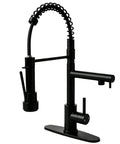 Top Shelf Matte Black Kitchen Faucet With Pull Down Sprayer Featuring Killer Dual Spray Functions And Lead Free Nsf Certified Build