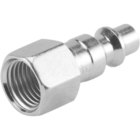 One Quarter Inch FNPT M Style Steel Plug Pack Of 2 For Air Systems, Female NPT Seal, Boss Grade Steel Plug For One Quarter Inch Pipe Threads, 300 PSI Max, 250 Deg F, Made In USA female threaded steel air plug