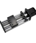No Fuss Heavy Duty Electric Linear Rail Guide With Precision Ballscrew Slide And Quick Setup Manual Sliding Table Assembly For Science Research And Shop Jobs, showcasing the assembly's 1000mm stroke.