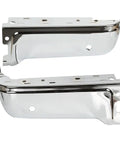 Upgrade Your Ride With Premium Steel Rear Bumper End Caps For Ford F150 2009-2014 Chrome Finish Left And Right Side Fitment Includes FX4 Lariat Platinum STX XL XLT SVT Raptor Limited Models Perfect Upgrade! chrome steel rear bumper end caps pair