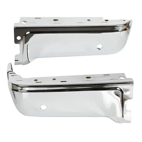 Upgrade Your Ride With Premium Steel Rear Bumper End Caps For Ford F150 2009-2014 Chrome Finish Left And Right Side Fitment Includes FX4 Lariat Platinum STX XL XLT SVT Raptor Limited Models Perfect Upgrade! chrome steel rear bumper end caps pair