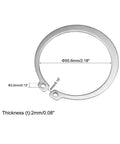 65mm External Circlips C Clip Retaining Rings 304 Stainless Steel showing dimensions and features