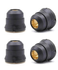 Shield Cap Replacement Kit For Titanium Plasma Torch 65 And 45 Fits TI-PC65 iPT-65 58895 Set, black and gold caps