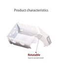 Two Pack Box Mounting Brackets For Mini Window Blinds White Metal Durable Blind Hardware with rotatable feature