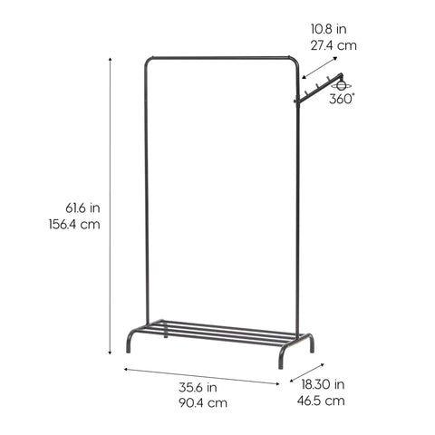 Heavy Duty Clothing Rack With Secure Metal Shelf And Smooth Rod Designed To Kick Dresser Clutter Out The Door While Keeping Your Fresh Threads Sorted And Ready For Any Hang Session Or Quick Morning Grab
