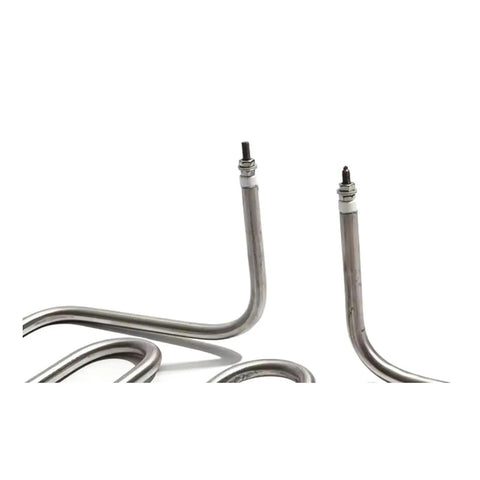 220V 3KW Stainless Steel Heating Element Kick Serious Heat Sauna Stove And Industrial Air Dry Oven Replacement Coil with L-shaped design.