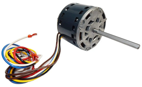 Heavy Duty Blower Motor Replacement For 5KCP39GGZ183S One Third Hp 1075 Rpm 115V AC CCWLE Fan Motor with wiring and metal shaft.