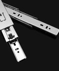 Noiseless 20 Inch Full Extension Drawer Slides With Soft Close Ball Bearing Heavy Duty Side Mount Rails Zinc Plated Steel Construction