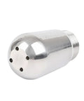 Stainless Steel Coffee Machine Nozzle Head With Four Hole Tip For Frothing Milk Durable Barista Grade Coffee Maker Component That Delivers Rich Creamy Espresso And Smooth Lattes Every Time, silver threaded nozzle close-up