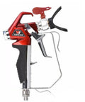 Heavy Duty Airless Paint Spray Gun With 517 Tip And 4000 Psi Gives You A Smooth As Butter Finish To Crush Thick Latex Or Enamel Paint Jobs On Interior Or Exterior Surfaces Today, showing chrome steel frame.