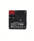 Back view of Heavy Duty Safety Door Switch With Solenoid Lock Guard Interlock For Machinery Protection 24VDC Replacement Fits D4NL-1HDG-B-F