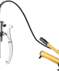 Real Deal 50 Ton Split Hydraulic Puller Sets That Will Kick Gear Off Bearings In No Time Flat Including Hand Pump Separate Hose For Toughest Spaces Professional Garage And Shop Maintenance Fix Tools For All Mechanics. hydraulic puller with hand pump, split jaws and hose