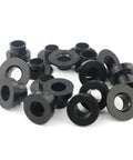 Motorcycle Fairing Bolt Kit for CBR1000RR 2006 2007 Body Screws and Fasteners Titanium Finish Durable Electroplated Matte Black Hardware With One Year Guarantee and Easy Install - black metal washers and fittings