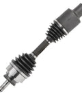 Pair Front Cv Axle Driveshafts Fits Ford F-150 2009 2014 Lincoln Navigator 2007 2015 Expedition 4WD AWD showing black rubber boots.