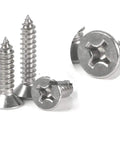 304 Stainless Steel Self Tapping Screws Set M2 To M6 Countersunk for Wood and Metal Projects DIY Friendly